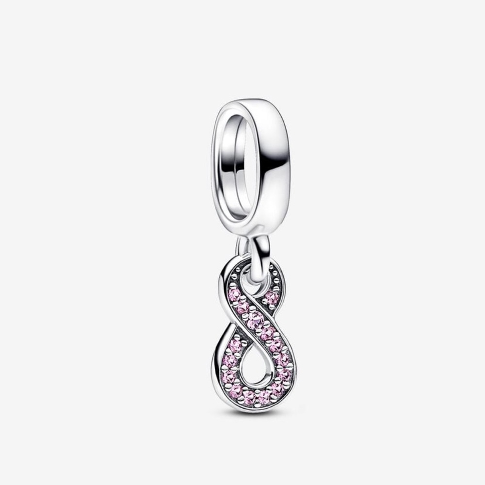 Sparkling Infinity Dangle Charm